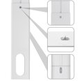 thumbnail image 4 of Sliding Door Air Conditioner Kit,Sliding Door Air Conditioner Adjustable Window Slide Kit Window Slide Kit Ultimate Comfort, 4 of 7
