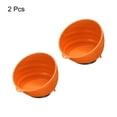thumbnail image 3 of Uxcell 2pcs Magnetic Nut Cup Set 6" Cup Diameter Magnetic Parts Tray Holder, Orange, 3 of 6