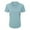 Blue, variant on Womens Workout Short Sleeve Round Neck Tight Cropped Top Summer Fitness Yoga T-Shirt