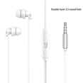 thumbnail image 4 of Inteprter Auriculares antirruido para dormir Auriculares anti-pliegue Auricular Doble 3.5 mm Blanco Type3 NO3, 4 of 6