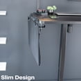 thumbnail image 5 of VIVO Black Clamp-on 30" Privacy & Cable Management Sleeve Panel Kit for Desk, 5 of 9