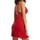 thumbnail image 5 of Lencería Sexy Gibobby Ropa de dormir Chemise Satin Slip Silk Negligee Nightie para mujer Rojo M, 5 of 5