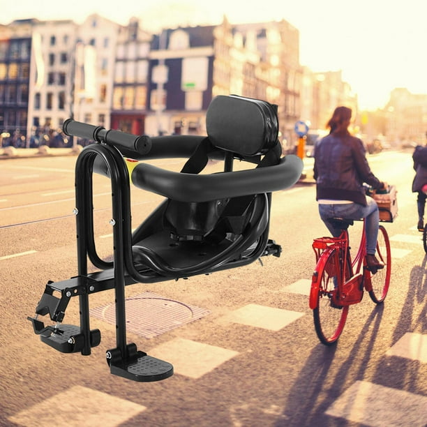 Siège arrière pour vélo repose pieds