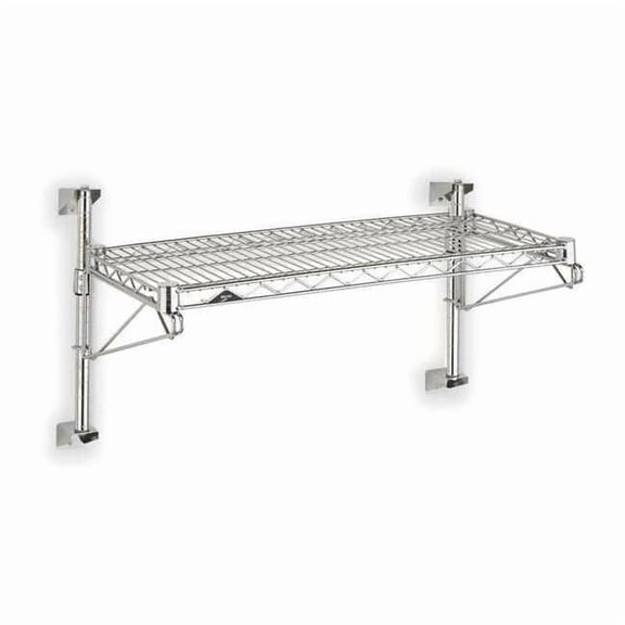 Metro Steel Wire Wall Shelf 24 x 36 x 14" Chrome Adjustable SW51C-1-2436