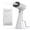 White - EU Plug, variant on BIMZUC Portable Handheld Garment Steamer 1000W 220ml 7.4oz Water Tank 20s Fast Heat Removes Wrinkles for Home Office Travel Use White US Plug Model