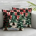 thumbnail image 3 of PHYHOO Christmas Pillow Covers Farmhouse Christmas Decorations Buffalo Plaid Throw Pillow Covers Winter Holiday Decor Xmas Cushion Case for Sofa, 3 of 5