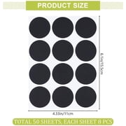 360Pcs Chalkboard Labels Round Blackboard Labels Stickers PVC Waterproof Reusable Erasable Blank Stickers Peel and Stick for DIY Pantry Jar Canisters Office Home Kitchen