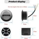 thumbnail image 2 of Recessed 3W LED Wall Light, Warm White, Waterproof Aluminum Stair Steps, 230V, Black (Set of 4), 2 of 5