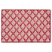 Mainstays Walker Woven Fabric Mat, 18"x27", Red, Available in Multiple Colors