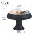 thumbnail image 4 of 4 Pcs Jungle Elk Knobs for Kitchen Cabinet Cupboard Dresser Bookcase Drawer Pulls Handles Round Home Decor, 4 of 8