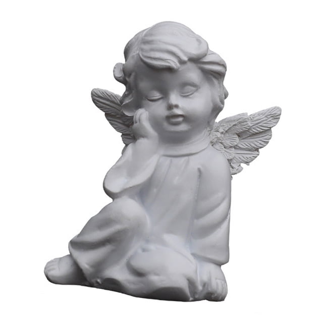Estatua de resina Sunnimix Hada Chica Ángel Decoración
