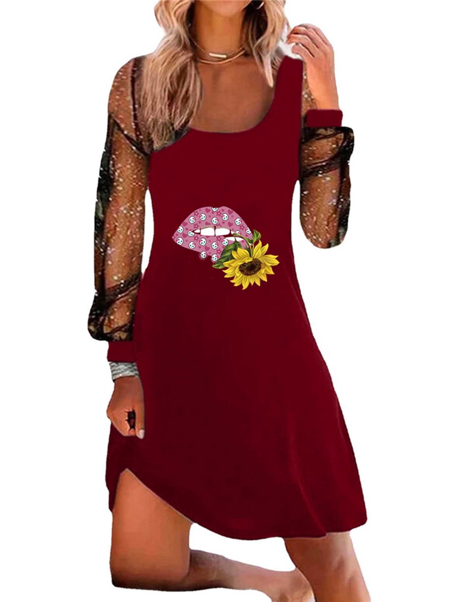Tunic Pullover Skater Dress - Walmart 
