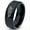 Black Bevel Polish Tungsten, variant on Tungsten Dia De Los Muertos Day of the Dead Band Ring 9mm Men Women Comfort Fit Black Flat Cut Brushed Polished