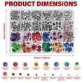 thumbnail image 5 of Wekvgz 1700pcs Googly Eyes Self Adhesive for Crafts Assorted Size Wiggle Eyes Stickers for DIY Arts Crafts Home Gift Ideas DIY Decor for Girls, 5 of 11