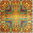 thumbnail image 4 of CAILDANL Silk Like Head Scarf for Women Satin Printed Bandana for Hair Wrapping Fashion Accessory 35 Inch Square Hair Scarf, 4 of 5