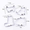 thumbnail image 3 of AMERTEER 2 Set Cat Shape Mold Cupcake Fondant Mold Christmas Cake Decorating Tools Sugar Paste Cookie Cutter Baking Mould, 3 of 9