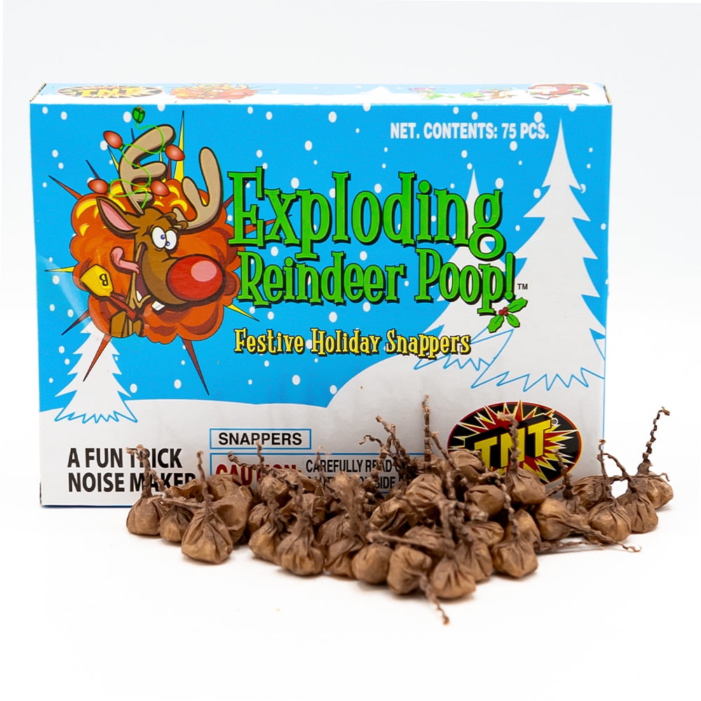 TNT Fireworks, Reindeer Poop, Holiday Pop-its, Snappers, Any Occasion