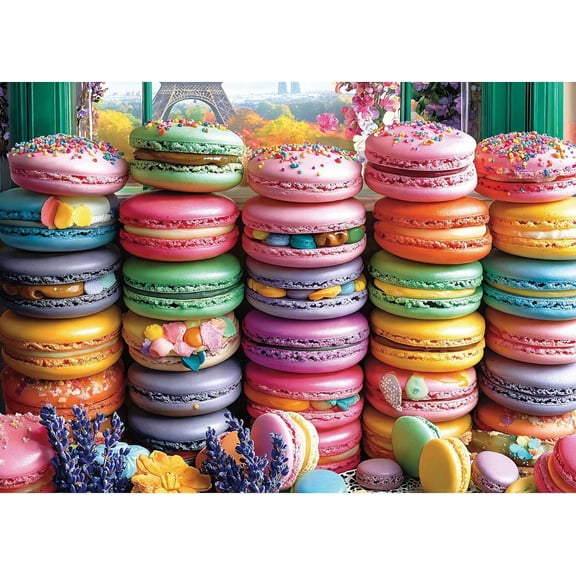 1000 Piece Puzzles for Adults,Food Jigsaw Puzzle,Macaroon Palette Jigsaw Puzzles ,Creative Games Gift and Dessert Puzzle Home Decor Puzzles for Adults
