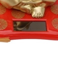 thumbnail image 4 of Estatuas de dios elefante Ganesha con energía solar, figura de ídolo indio de Ganesha para salpicadero de coche, decoración del hogar, manualidades doradas, 4 of 14