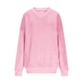 thumbnail image 7 of BLVB Womens Winter Warm Sherpa Fleece V Neck Sweaters Pullover Long Sleeve Casual Loungewear Tunic Tops, 7 of 7