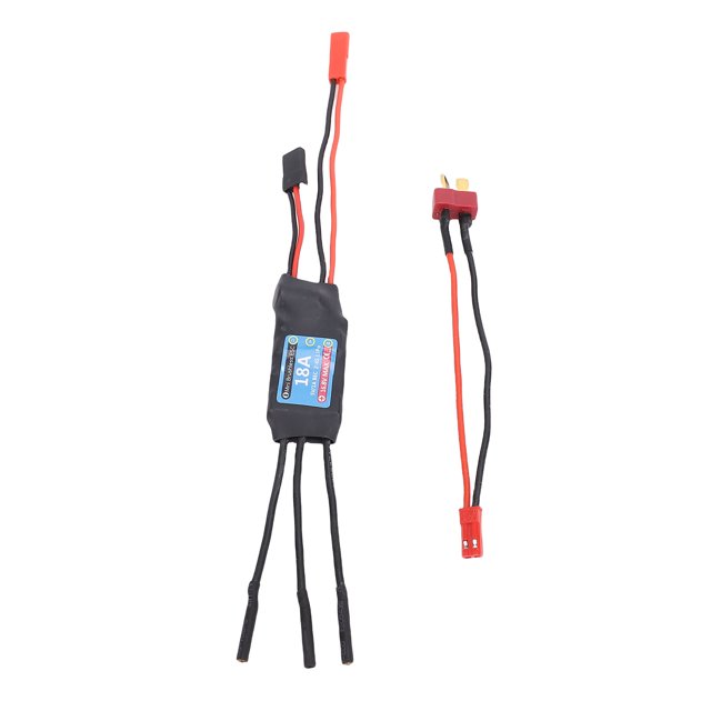 18A Mini Escocio Sin Escobillas, RC Controlador de Velocidad Eléctrica 2.0 Puerto Femenino de Plátano Compatibilidad Amplia Guardias Freen Backward Frake para 1/24 1/28 Escala