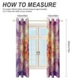 thumbnail image 2 of Kaleidoscope Mandala Colorful Floral Boho Blackout Curtains, Watercolor Pattern Window Treatment Grommet Curtains for Bedroom Thermal Insulated Window Curtains for Living Room 2 Panel Set, 2 of 5
