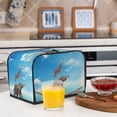 thumbnail image 6 of Picia Elephant Giraffe Print 2 Slice Toaster Cover , Toaster Protector Dustproof Kitchen Appliance Cover, Kitchen Appliance Dustproof Protector, 6 of 7