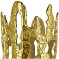 thumbnail image 5 of DecMode 31" Abstract Tall Floor Drip Gold Aluminum Metal Vase with Melting Designed Body, 5 of 11