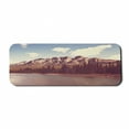 thumbnail image 1 of Mountain Computer Mouse Pad, High Canadian Rock Mountains and River with Trees Cloudy Sky Snow Tops Landscape, Rectangle Non-Slip Rubber Mousepad Large, 31" x 12", Multicolor, by Ambesonne, 1 of 2