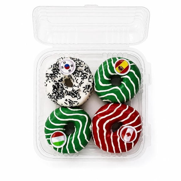 Paquete de donas mundial 4 piezas