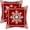 Snowflake3, variant on Christmas Pillow Covers 20x20 Set of 2 Christmas Decor Linen Pillowcase Winter Snowflake Decorative Red Throw Pillows Christmas Farmhouse Holiday Decor Outdoor Cushion Covers for Sofa Couch