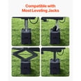 thumbnail image 4 of KFFKFF Trailer Jack Blocks, 6" High Heavy Duty RV Leveling Blocks, Each with 6000 lbs Capacity, as RV Jack Stand, Stool, Camper Accessories, for Travel Trailers, 4 of 9