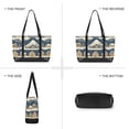 thumbnail image 6 of FORMRS Canvas Laptop Tote Bag for Women with 15.6" Computer Compartments Shoulder Handbag, Winter Village, 6 of 7
