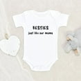 thumbnail image 2 of Cute Baby Clothes Besties Baby Onesie Besties Just Like Our Moms Baby Onesie Unique Baby Onesie Baby Shower Gift, 2 of 5