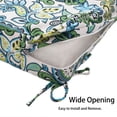 thumbnail image 7 of Magpie Patio Bench Cushion Cover 45x18x3 Inch, NO Insert! Water Resistant UV Protection Outdoor Swing Loveseat Replacement Cover with Zipper-Phoenix Blue, 7 of 7