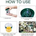 thumbnail image 5 of 2 unidades de mataavispas, trampa para avispas con energía solar y luz LED ultravioleta, trampas reutilizables para insectos, atrapamoscas, avispones, chaquetas amarillas y avispas (verde), 5 of 5