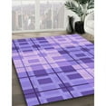 thumbnail image 3 of Ahgly Company Machine Washable Indoor Square Transitional Aztech Purple Area Rugs, 7' Square, 3 of 7