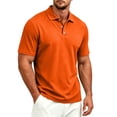 thumbnail image 2 of Fabrcox Mens Short Sleeve Polo Shirts Button Collared Men Golf Shirt Lightweight Regular Fit Outdoor Gym Athletic Shirt Men XXL, 2 of 10