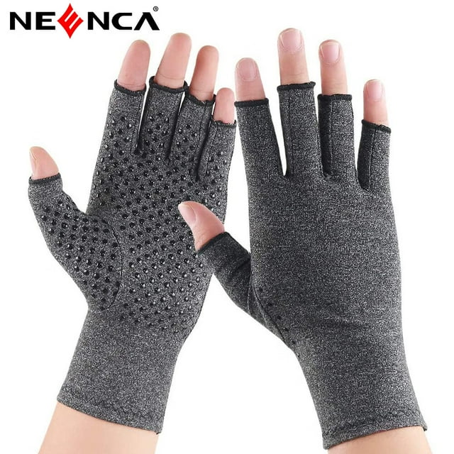 Arthritis Hand Compression Gloves Fingerless Breathable & Moisture ...