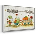 thumbnail image 4 of Gnome Sweet Gnome - Framed Gallery Wrapped Holiday Canvas - 25 x 37 - White Frame, 4 of 9