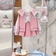 thumbnail image 2 of Sanrio-uniforme de béisbol de dibujos animados para niñas, Falda corta, abrigo plisado, estilo academia, regalo de cumpleaños, lindo, Cinnamoroll JK, 2 of 4