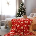 thumbnail image 2 of Christmas Tree Cake Blanket, Red Snowflake Throw, Soft Warm Blanket for Winter Gifts, Women, Home, Sofa, Bed Decoration, Ideal Christmas Gifts for Adults Wife Self, 2 of 5