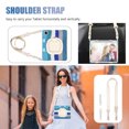 thumbnail image 6 of For iPad Pro 12.9 inch 2022/2021/2020/2018 Case, 360 Rotatable Handle Stand, Shoulder Strap, Drop-Proof Design, Colourful Blue, 6 of 7