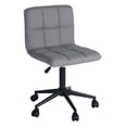 thumbnail image 1 of Silla de Escritorio VÁRIXA Office Tela Gris con Patas Negras | Silla Moderna para Oficina y Home Office, 1 of 2