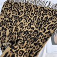 thumbnail image 5 of Yuanlong Winter Scarves Imitation pashm Classic leopard printed tassel Wraps Shawls Autumn Wear fashionable Warm Scarf, 5 of 6