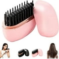 thumbnail image 1 of Glambrush Mini Hair Straightener,2-In-1 Mini Cordless Hair Straightener Comb With 3 Heat Settings,30s Fast Heating,Anti-Scald Shell,Hair Straightener For All Hair Types,Travel,Home Use (Pink), 1 of 7