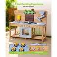 thumbnail image 4 of KFFKFF Outdoor Wooden Mud Kitchen for Kids 3+ years Natural Fir, 4 of 9