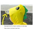 thumbnail image 3 of Yunliwuli Kids Dinosaur Raincoats for Girl Boy Waterproof Rain Jacket with Storage Bag Reusable Hooded Rain Poncho, 3 of 9