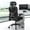 Black/Carbon Fiber, variant on Ergonomic Office Chair for Back & Neck Pain Relief, Virgin Foam Seat, 2D Adjustable Lumbar & 3D Headrest, Tilt & Rock for Relaxation, Ideal for Long Sitting Comfort