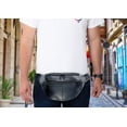 thumbnail image 4 of Genuine Leather Small Crossbody Waist Bag for Women and Men Multi Function Pocket Mini Fanny Pack with Adjustable Waist Strap, 4 of 6